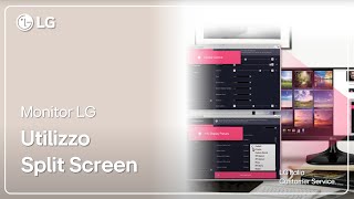 Monitor LG  Come utilizzare Split Screen con LG OnScreen Control [upl. by Eldora]