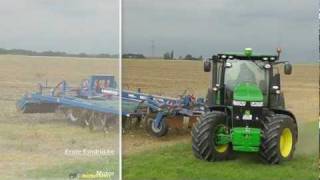 Test John Deere 7230R CQ amp 6m Grubber in der Börde [upl. by Tris]