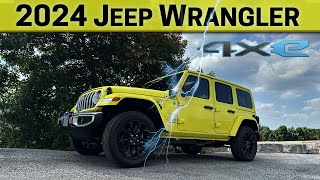 Learn everything about the 2024 Jeep Wrangler 4xe  Charging Infotainment Interior and more [upl. by Euv543]