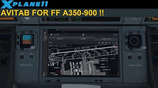 XP11 AVITAB FOR FF A350 ENGLISH [upl. by Kcirneh]