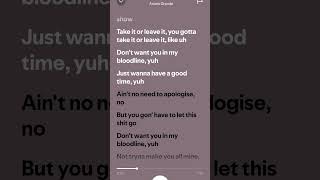 bloodlinesong liricsstatus short musiclyrics arianagrande [upl. by Shaun725]