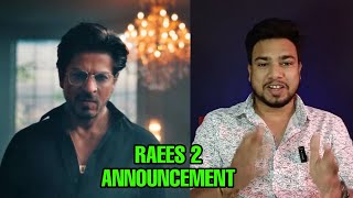 RAEES 2 Announcement Video Teaser  Shahrukh Khan New Advertisement Video Srk Rungta Steel Ad Video [upl. by Hurlbut]