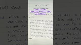 IGNOU Assignment kaise banaye  Order IGNOU Handwritten Assignment on Whats App  9953939313  BAG [upl. by Attenad]