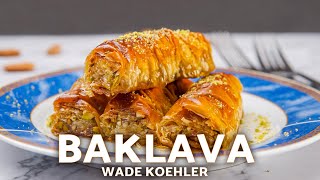 How To Make Baklava Rolls  Easy Baklava Recipe [upl. by Annah125]