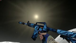 M4A1S Nightmare  4x Tornado Chaos Foil Stickers  CS Stickers Combo [upl. by Kcirevam]