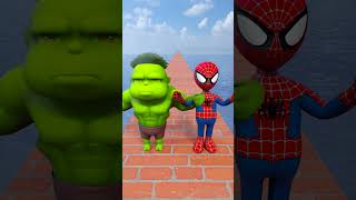 Spidey or Hulk Challenge shorts [upl. by Ahsiym187]