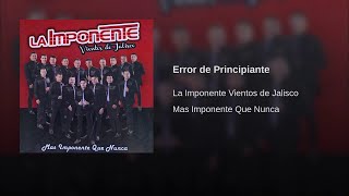 LaImponente  Error de Principiante Audio Oficial [upl. by Lodmilla]