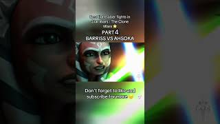 Best lightsaber fights in Star Wars  The Clone Wars PART 4 BARRISS VS AHSOKA starwars ahsoka [upl. by Leland]