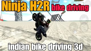 Indian Bikes Driving 3D Ninja H2R bike driving [upl. by Jariv]