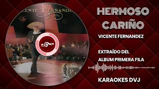 KARAOKE HERMOSO CARIÑO VICENTE FERNANDEZ [upl. by Heise]