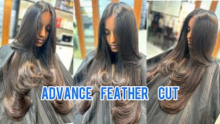 Today we will tell you how to do a feather cut on long hair in this video [upl. by Attenal174]