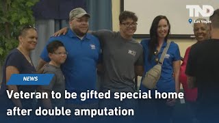 Veteran to be gifted specially adapted home after double amputation [upl. by Airekahs675]