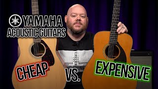 Expensive vs Cheap Yamaha Acoustic Guitars  FGX5 vs FG800 [upl. by Danit]