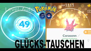 Glückspokemon gezielt tauschen  Level 49 erreicht  Pokemon Go  012 [upl. by Sanfo]