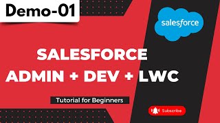 Salesforce ADMIN  DEV  LWC Demo 01  Salesforce ADMIN  DEV  LWC  Tutorial for Beginners [upl. by Eurd]