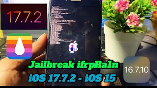 Jailbeak iOS 1772  iOS 15 with ifrpRa1n  Not use USB Boot [upl. by Ielirol]