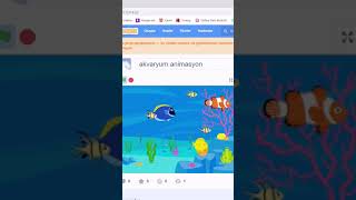 SCRATCH ile akvaryum balık animasyon 🐟🐠🐡robotics arduinoproject [upl. by Shyamal975]