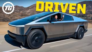 FIRST DRIVE Tesla Cybertruck Full Review [upl. by Hamann]