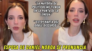 Lavinia Valbonesi esposa de Daniel Noboa se pronuncia sobre las críticas [upl. by Eudoca]