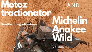 motoz rallz michelin anakee wild review [upl. by Hessler]