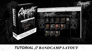 Tutorial  Custom Bandcamp Page w Free Photoshop Actions and Templates [upl. by Annoirb707]