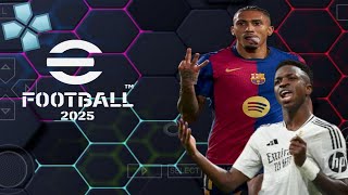 eFootball PES 2025 PPSSPP Android Offline Update Transfer ampKits 2425 Camera PS5 Best Graphics [upl. by Nalani]