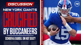 Giants Crucified By Bucs  Schoen and Daboll on the HOT Seat [upl. by Tisman]