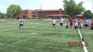 463 Kickoff Hang Time  NFL Punter Brett Hartmann  Chicago Kicking Camp [upl. by Lorna891]