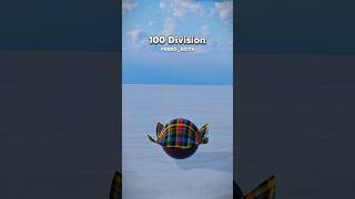 2 vs 100 Divisions Cloth simulation in blender shorts blender [upl. by Medarda]