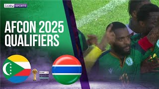 Comoros COM vs Gambia GMB  AFCON 2025 Qualifiers HIGHLIGHTS  090424  beIN SPORTS USA [upl. by Roz355]