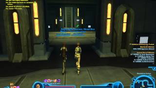 SWTOR Bounty Hunter Class Mission Dromund Kaas Part 1 quotA Musty Trailquot [upl. by Siwel]