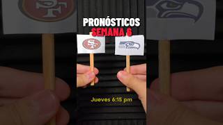 PRONÓSTICOS SEMANA 6 DE LA NFL 🏈🔥 nfl nflmx nflmexico football futbolamericano nflfootball [upl. by Asante]