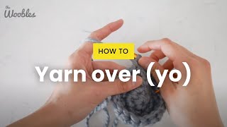 How to yarn over yo in crochet [upl. by Rao]