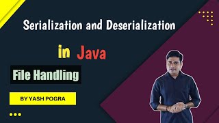 Serialization and Deserialization in java  What is the serialization in Java [upl. by Enytnoel914]