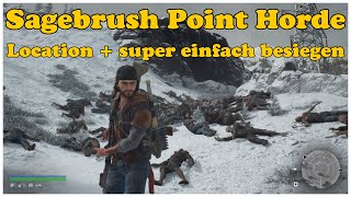 Days Gone Sagebrush Point Horde Location  super easy besiegen Hordenkiller Highway 97 alle Horden [upl. by Suzette]