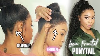 DOS amp DONTS of a Frontal Ponytail LACE FRONTAL PONYTAIL BEGINNERS  Ms Coco Hair [upl. by Slade466]