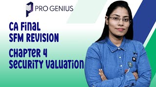 SFM Chapter 4 Revision By CA Hema Chawla May22Nov22 Security Valuation [upl. by Oiracam]