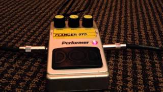 DOD 575 Flanger  Vintage Analog Guitar Pedal From Early 1980s [upl. by Alyad]