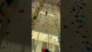 First time climbing the 15 meter speed wall 642023 climbing shorts [upl. by Deck]