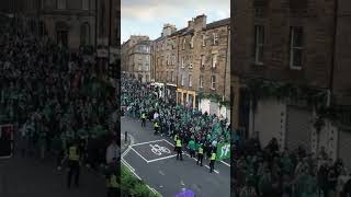 Omonia Nicosia corteo in Edinburgh 24102024 [upl. by Aieken]