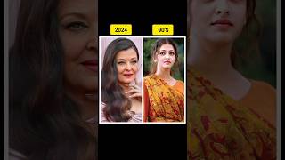 Bollywood actresses 90S VS 2024 Looks bollywood shorts viral [upl. by Gladine]