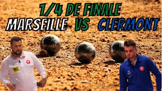 14 de Finale Marseille vs Clermont Doublette Trophée des Villes 2021  Pétanque [upl. by Westleigh]