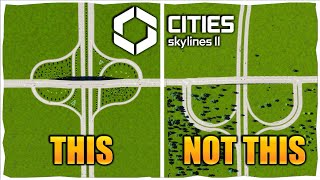 3 Efficient and Easy To Build Intersections in Cities Skylines 2 [upl. by Weston]