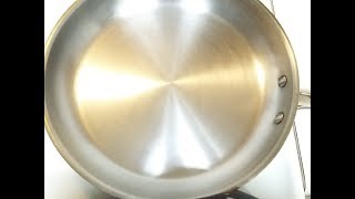 How To Season A Stainless Steel Pan For Beginners [upl. by Ardeed]