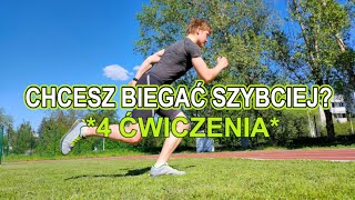 4 ćwiczenia na szybsze bieganie  Pomysł na trening [upl. by Arihsat]