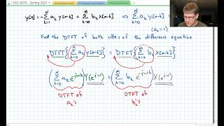 10  DTFT and Difference Equations [upl. by Anstice48]