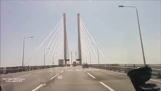 Driving Over The Queen Elizabeth II Bridge Dartford Crossing over River Thames in England [upl. by Eldwun449]