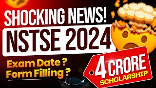 NSTSE Shocking Update 😱  Latest news of NSTSE 🔥  Form filling Exam update nstse2024 boards [upl. by Daberath]