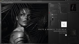 LR PHOTOSHOP PRO LIVE SERIES 29  Preto amp Branco estilo quotFilm Noirquot Breakdown [upl. by Rhianna]