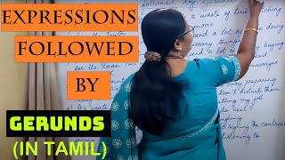 TAMIL  Expressions followed by gerunds  I cant help laughing Its worth buying it [upl. by Gmur284]